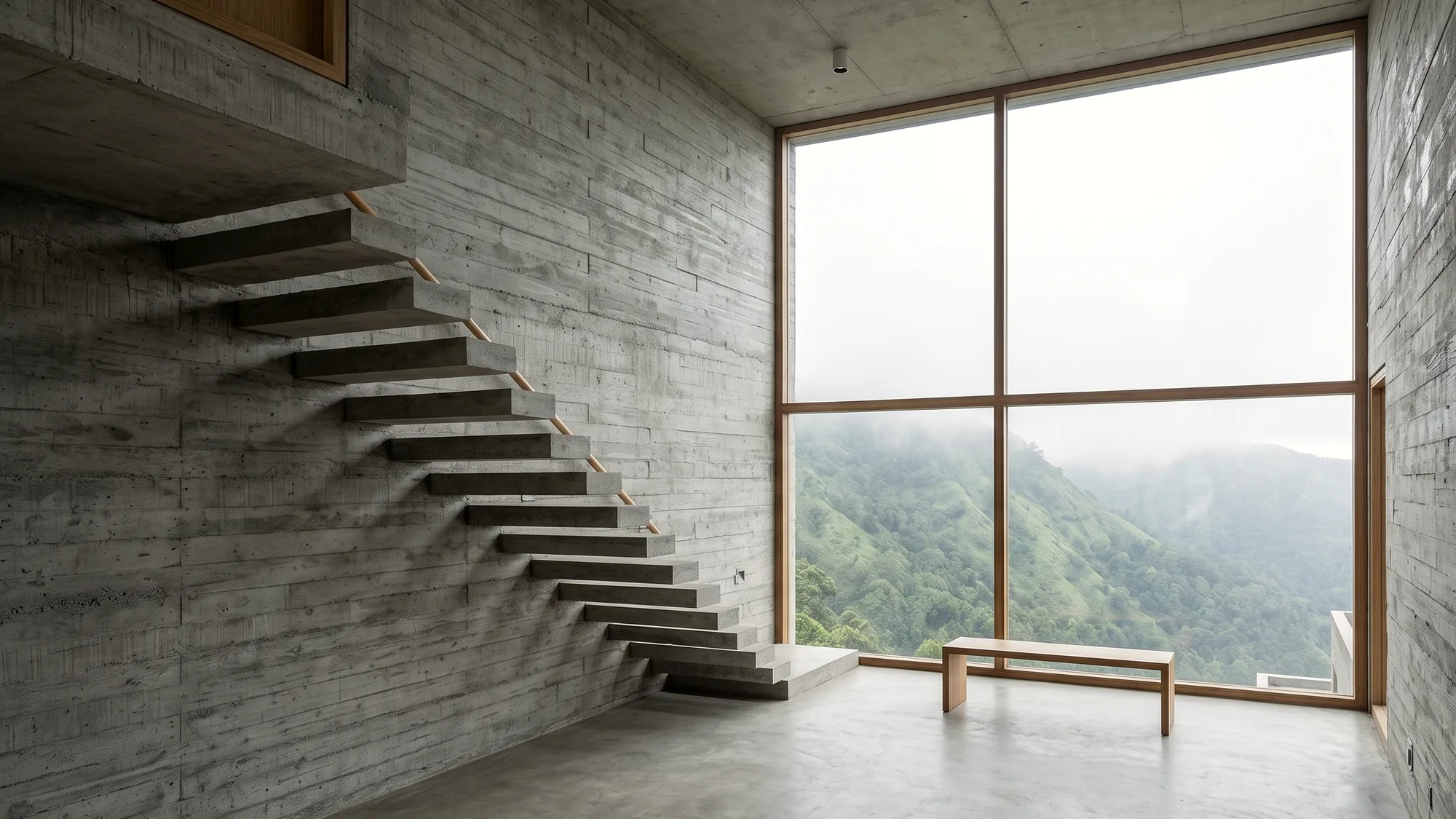 Section House, the tall room and the valley