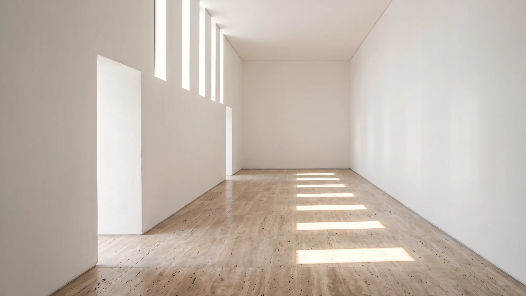 The Long Room, five pools of light